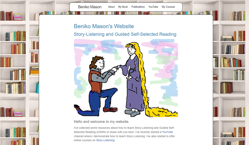 英語學習資源 - Beniko Mason's Website【Story-Listening and Guided Self-Selected Reading】